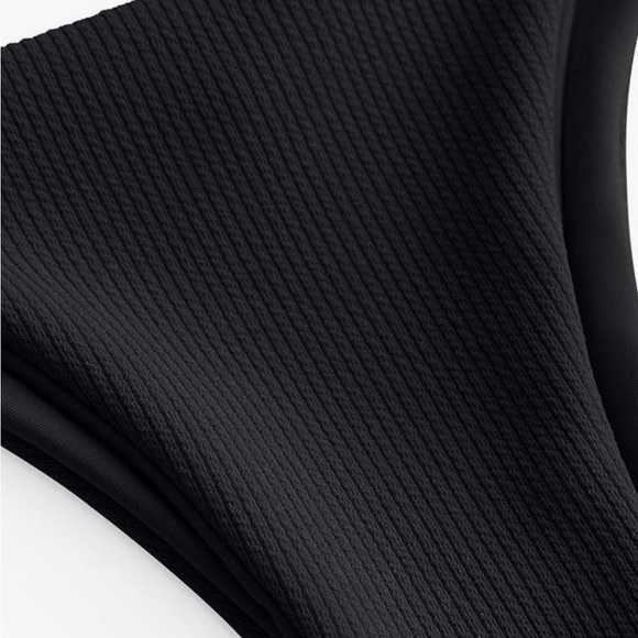 🆕 ZAFUL BLACK 2-PIECE BIKINI SET (S 4) - Picture 4 of 15